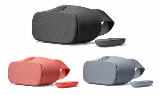 Новые гарнитуры Google Daydream VR  будут выпускаться в трех цветах