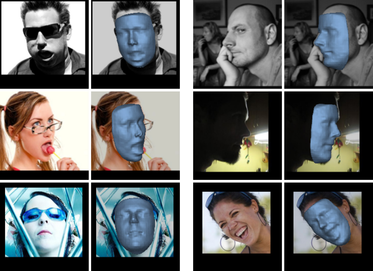 Нейросеть выполняет 3D-реконструкцию лица по фотографии - 1