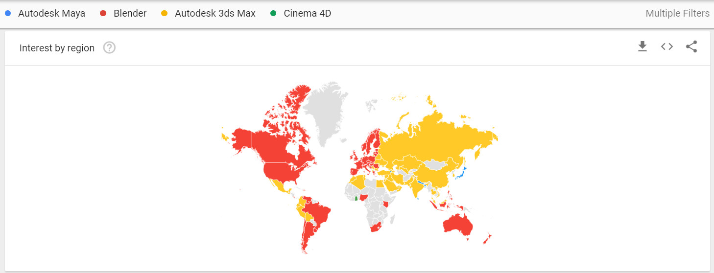 Blender — самый популярный запрос в Google - 3