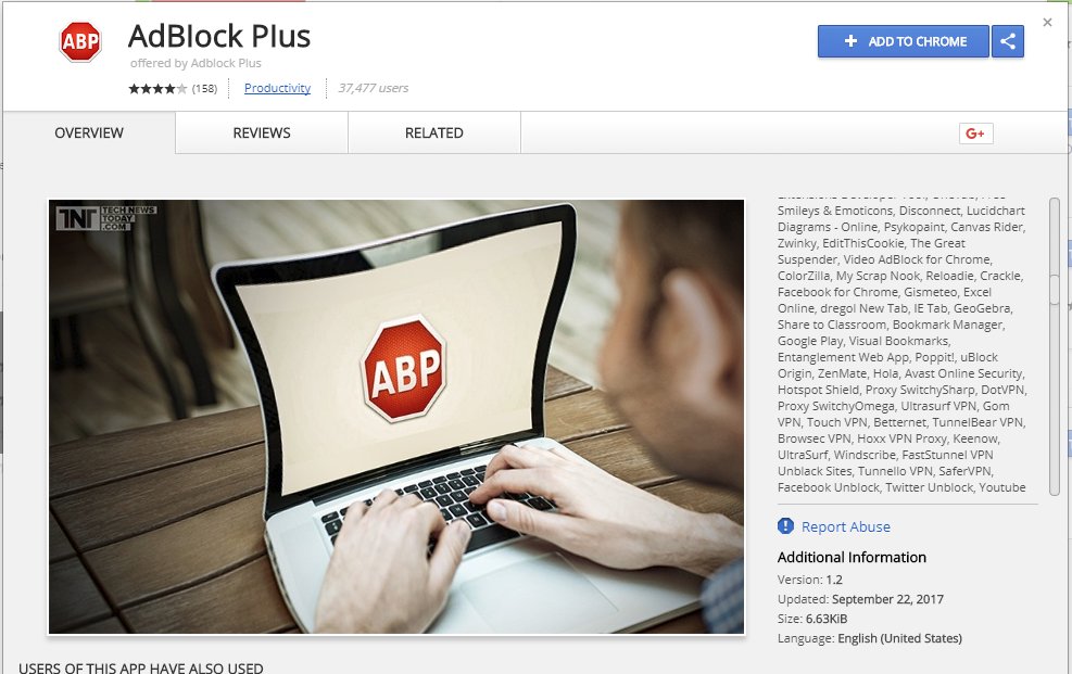 Более 37 000 пользователей Chrome установили фальшивое расширение AdBlock Plus - 1