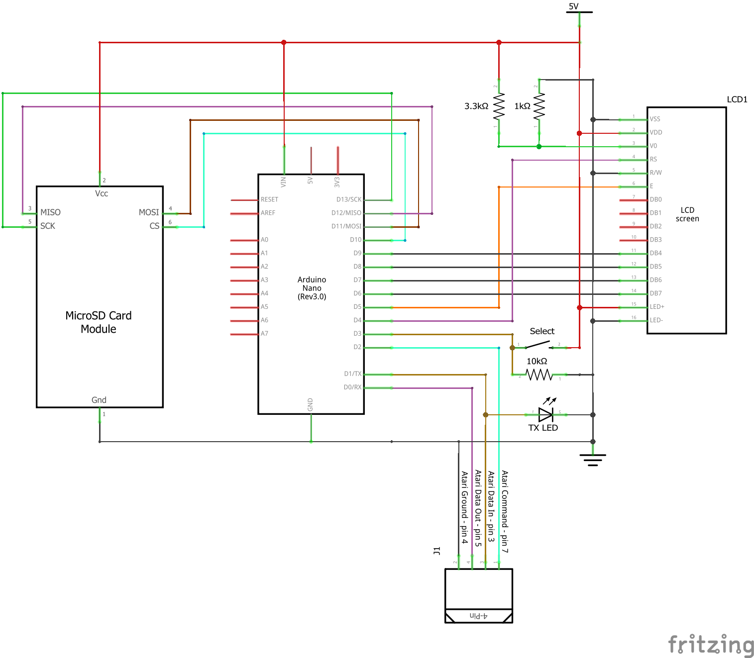 Эмулятор дисковода для Atari на Arduino - 6