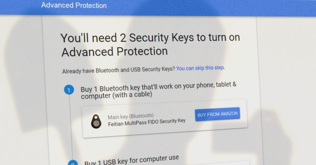 усиленная защита Gmail, Google Drive, YouTube при помощи USB или Bluetooth токена