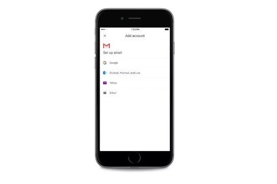 Google допускает добавление сторонних учетных записей в Gmail на iOS