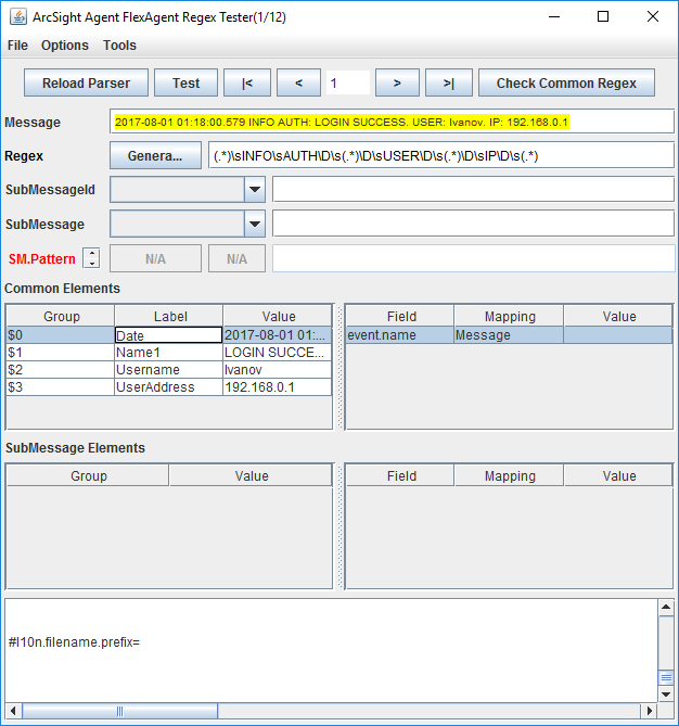 Пишем Arcsight FlexConnector. Log File - 11