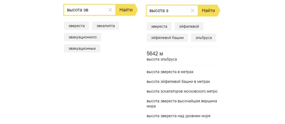 Как мы обновили поисковые подсказки в Яндексе и нашли для них правильную метрику - 8