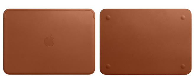 Apple представила фирменный кожаный чехол для MacBook