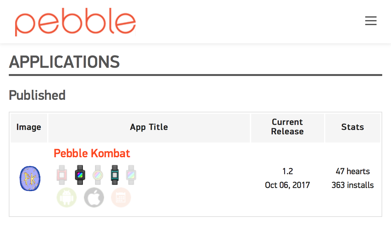 Pebble Kombat. История разработки игры для часов на Javascript - 8