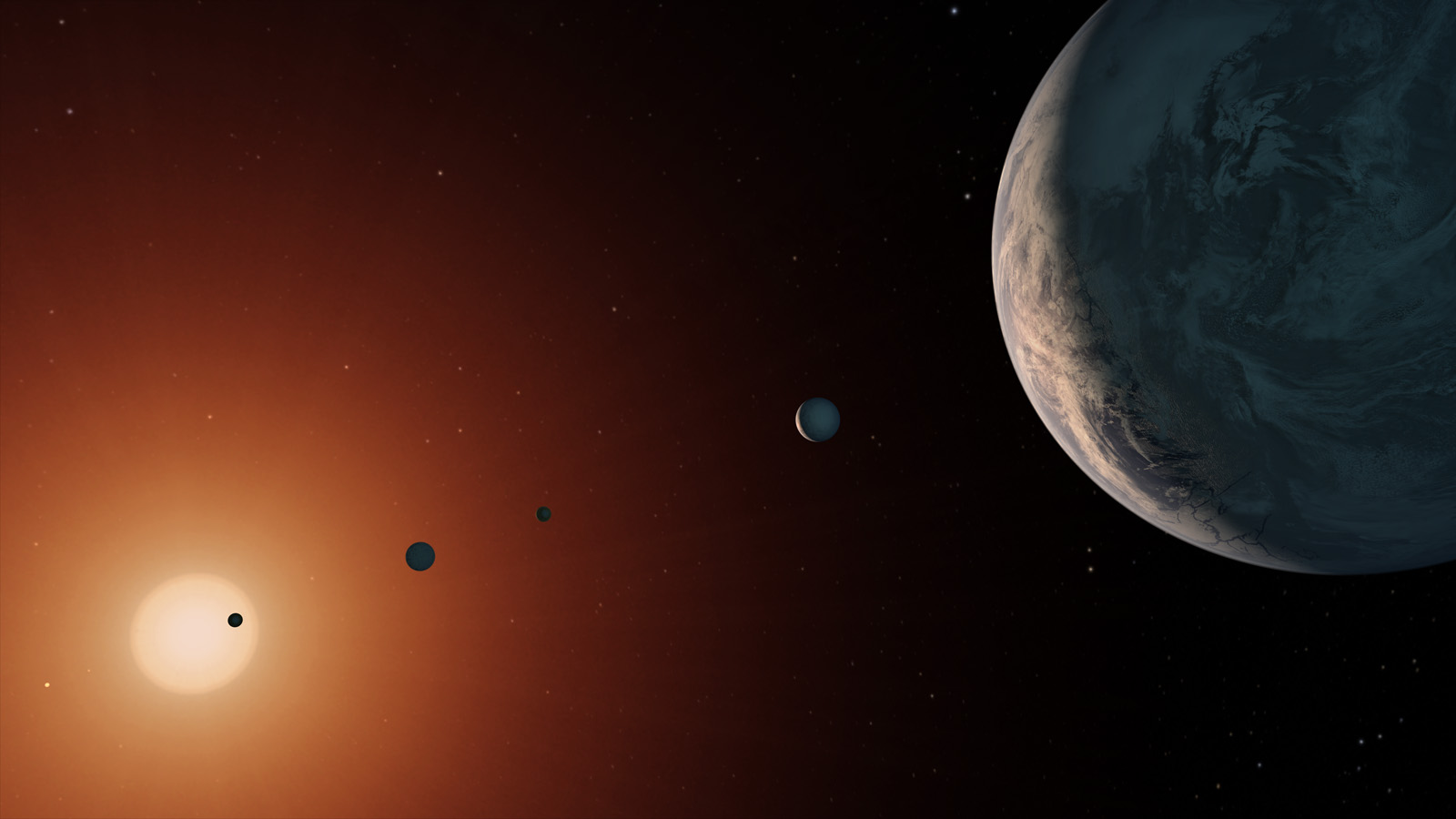 Планеты в обитаемой зоне системы TRAPPIST-1 могут быть раскалены из-за магнитного поля своей звезды - 3