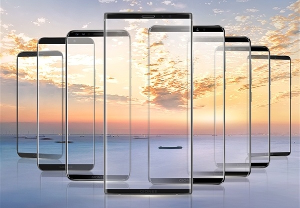 26 ноября Gionee обещает показать сразу 8 смартфонов с узкими рамками и соотношением сторон 18:9