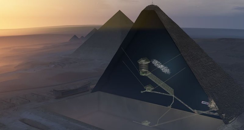 В пирамиде Хеопса обнаружили большое помещение - 1