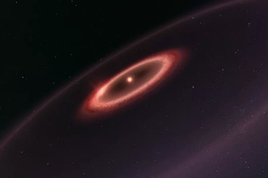 Холодные полосы пыли окружают ближайшую звезду нашей Солнечной системе
