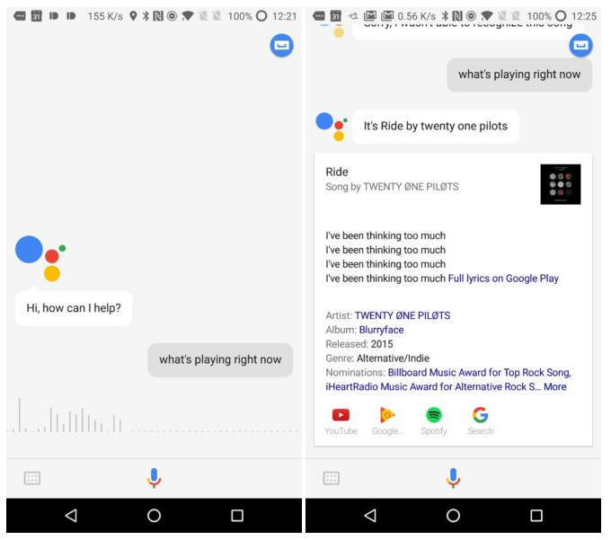 Google Assistant научился распознавать музыку 