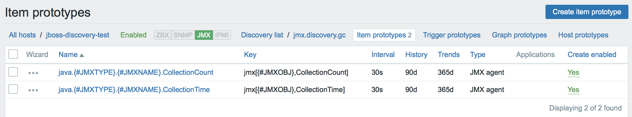 Новые возможности мониторинга Java приложений в Zabbix 3.4 - 17