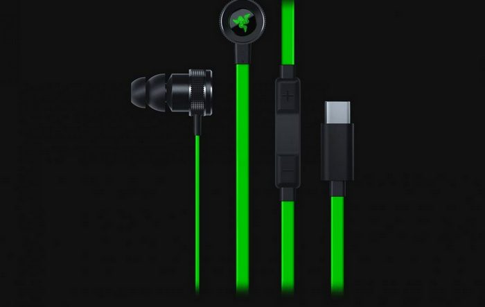 Гарнитура Razer Hammerhead получила разъем USB-C