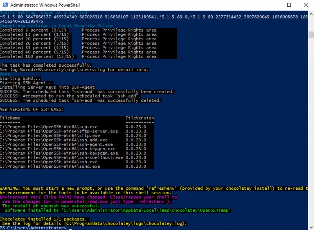 Управляем Windows Server по SSH в облаке Azure Pack Infrastructure - 7