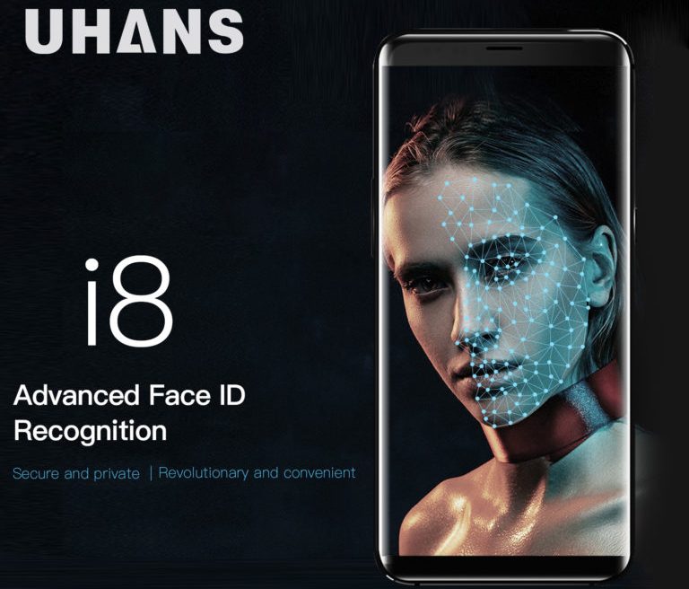 Бюджетный смартфон Uhans i8 получил систему распознавания лиц пользователей