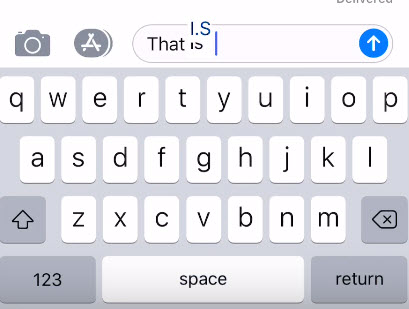 iOS 11 исправляет введенные слова it и is на I.T и I.S 