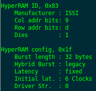 HyperRAM: использование микросхемы с интерфейсом памяти HyperBus - 8