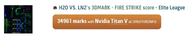Частотный предел Nvidia Titan V по ядру лежит в районе 2100 МГц
