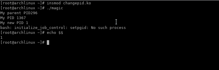 Меняем PID процесса в Linux с помощью модуля ядра - 1