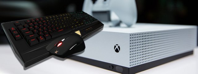 Поддержка клавиатуры и мыши будет добавлена в Xbox One в начале 2018
