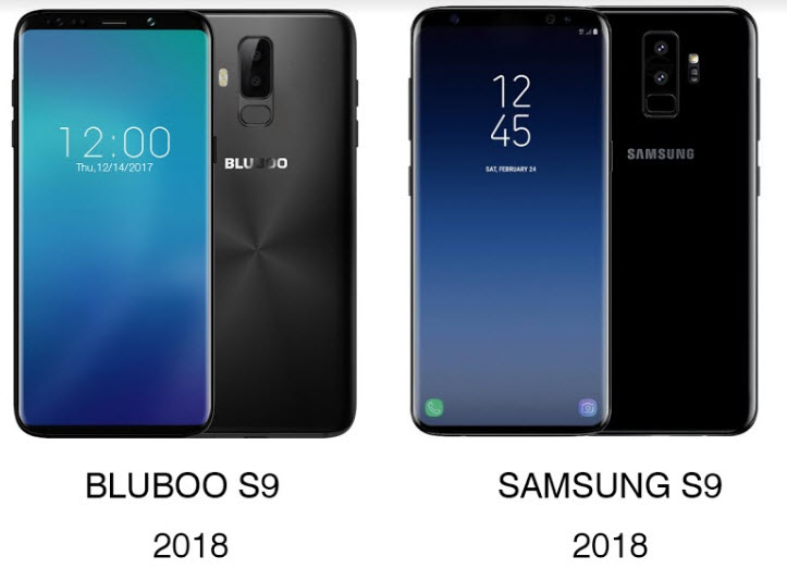 Bluboo S9 готовится скопировать Samsung Galaxy S9 еще до анонса последнего