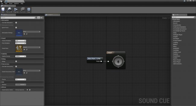 Туториал по Unreal Engine. Часть 7: звук - 21