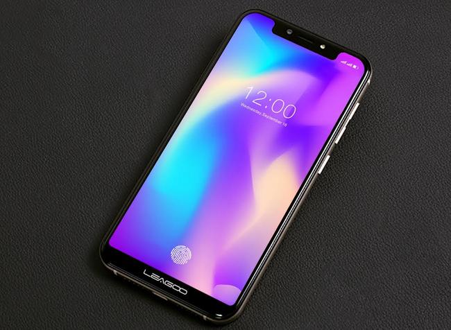 Смартфону Leagoo S9 приписывают дизайн в стиле iPhone X и сканер отпечатков пальцев под экраном