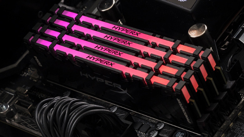 Модули HyperX Predator DDR4 RGB совместимы с системами подсветки Asus Aura Sync, Gigabyte RGB Fusion и MSI Mystic Light Sync
