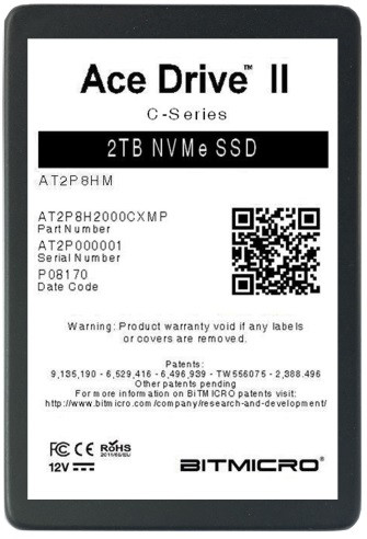 Накопители Bitmicro E-Disk Altima II и Ace Drive II выпускаются в вариантах с интерфейсом PCIe 3.0 x4 и SATA 6 Гбит/с