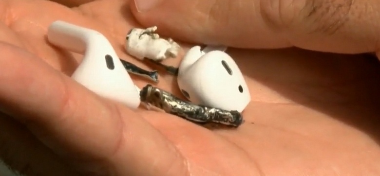 Зафиксирован первый случай возгорания Apple AirPods