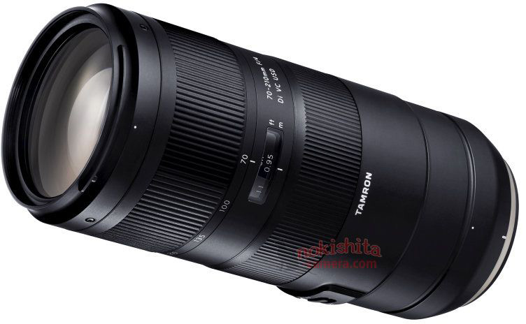 Технические данные объектива Tamron 70-210mm F/4 Di VC USD, дата анонса и цена пока неизвестны