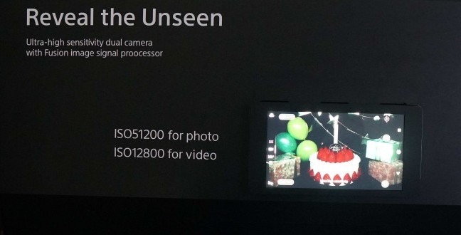 Sony представила сдвоенную камеру для смартфонов, которая может делать снимки со значением ISO 51200