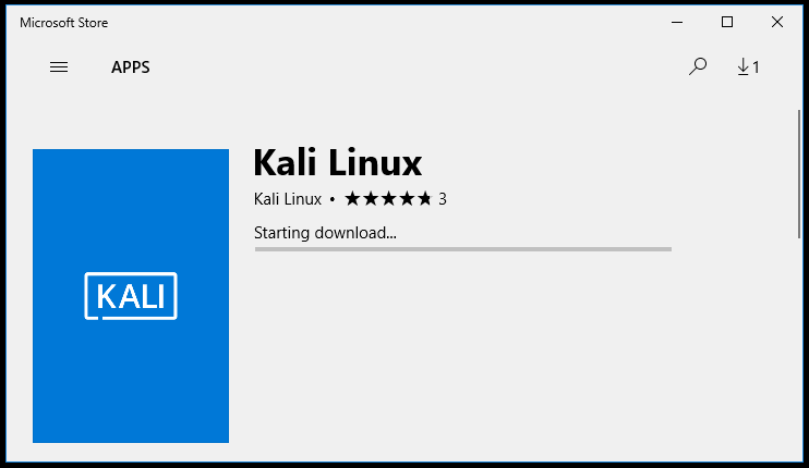 Kali Linux теперь доступен в Microsoft Store - 1