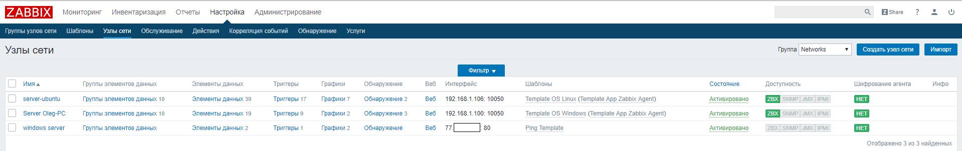 Мониторинг систем видеонаблюдения с помощью Zabbix - 49