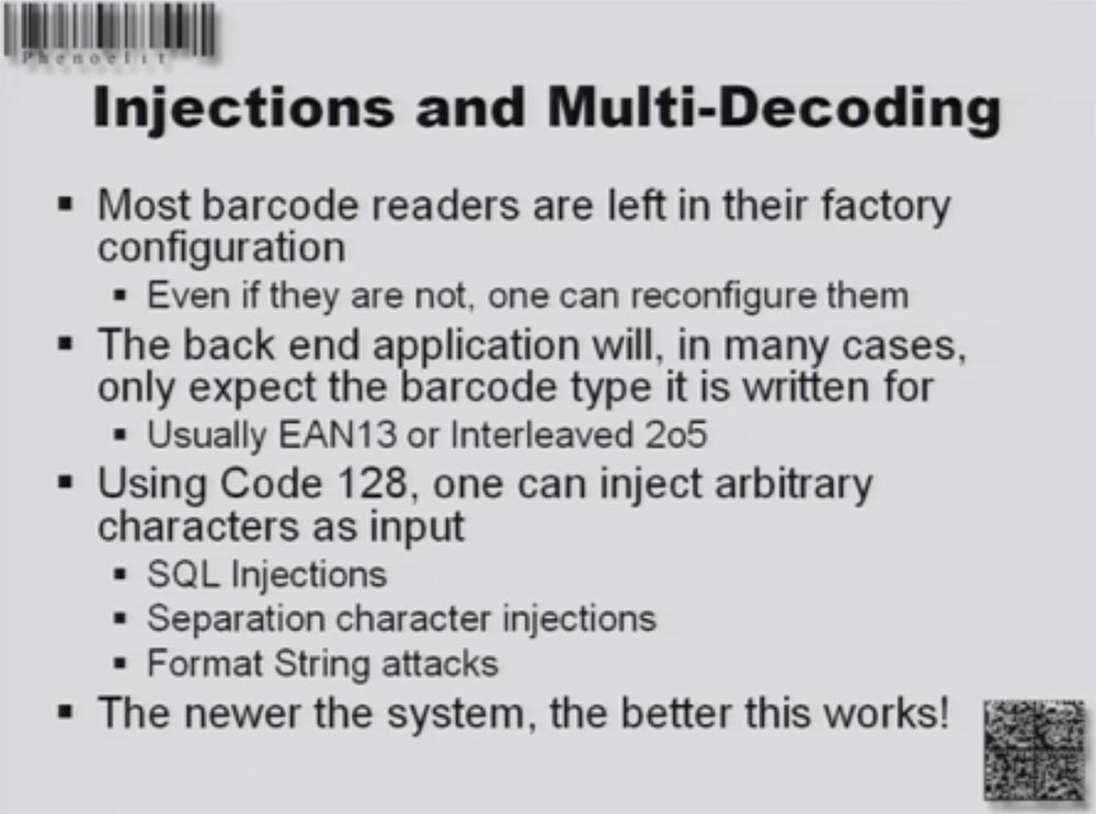Конференция DEFCON 16. «Игры с баркодами». Феликс Линднер, глава Recurity Labs - 23