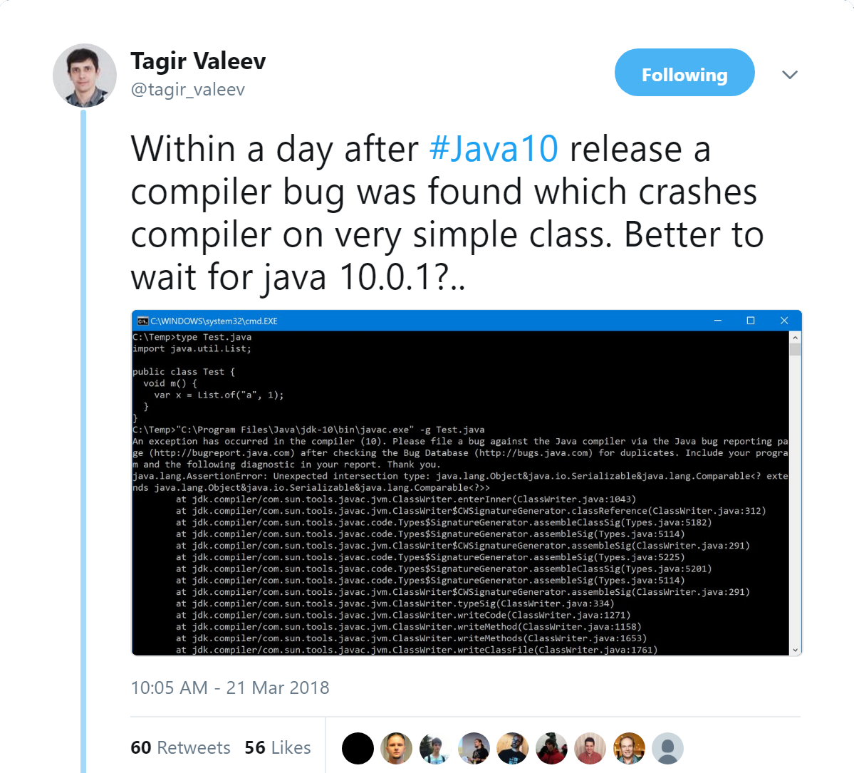 Java 10 General Availability - 3