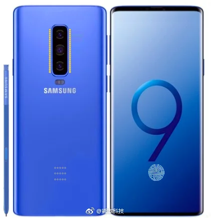 Неофициальное изображение смартфона Samsung Galaxy Note9 демонстрирует тройную камеру