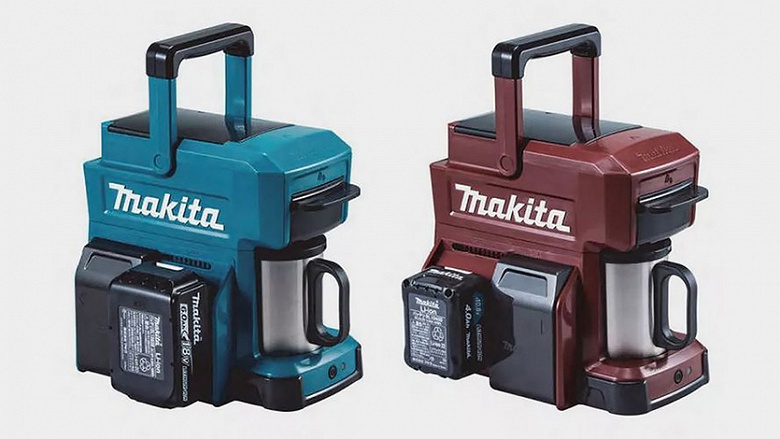 Портативная кофеварка Makita CM501D не боится воды и питается от аккумуляторов для электроинструментов - 2