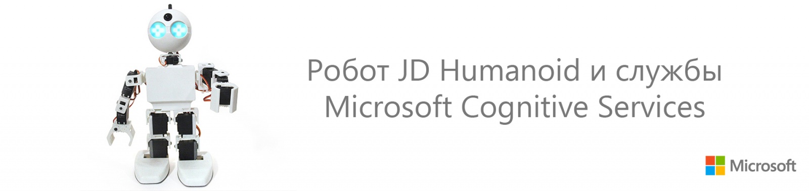 Робот JD Humanoid и службы Microsoft Cognitive Services - 1