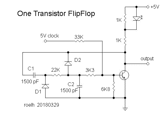 RS-триггер на одном транзисторе - 1