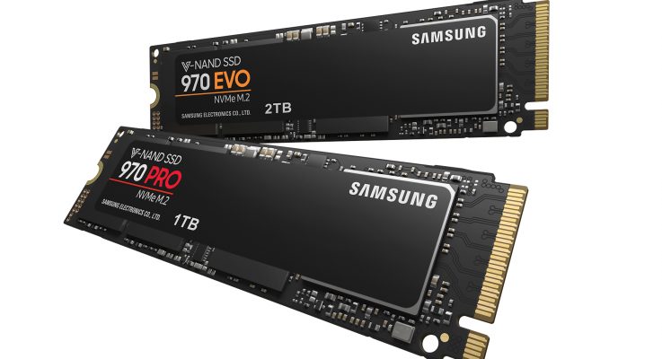 Представлены твердотельные накопители Samsung 970 Pro и 970 Evo - 1
