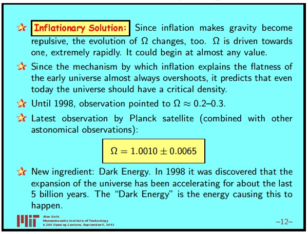 Ранняя вселенная 1. Инфляционная Космология: является ли наша вселенная частью мультивселенной? Часть 1 - 13