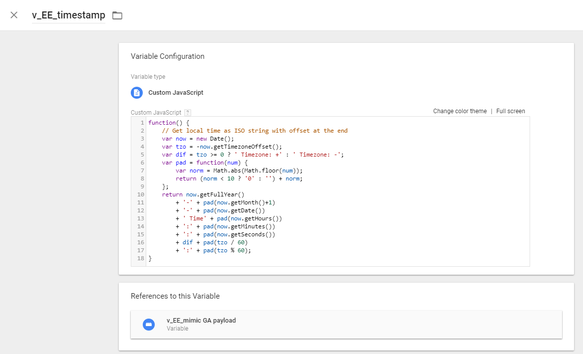 Логирование хитов (payload) Google Analytics в Google Sheets через Google Tag Manager - 4