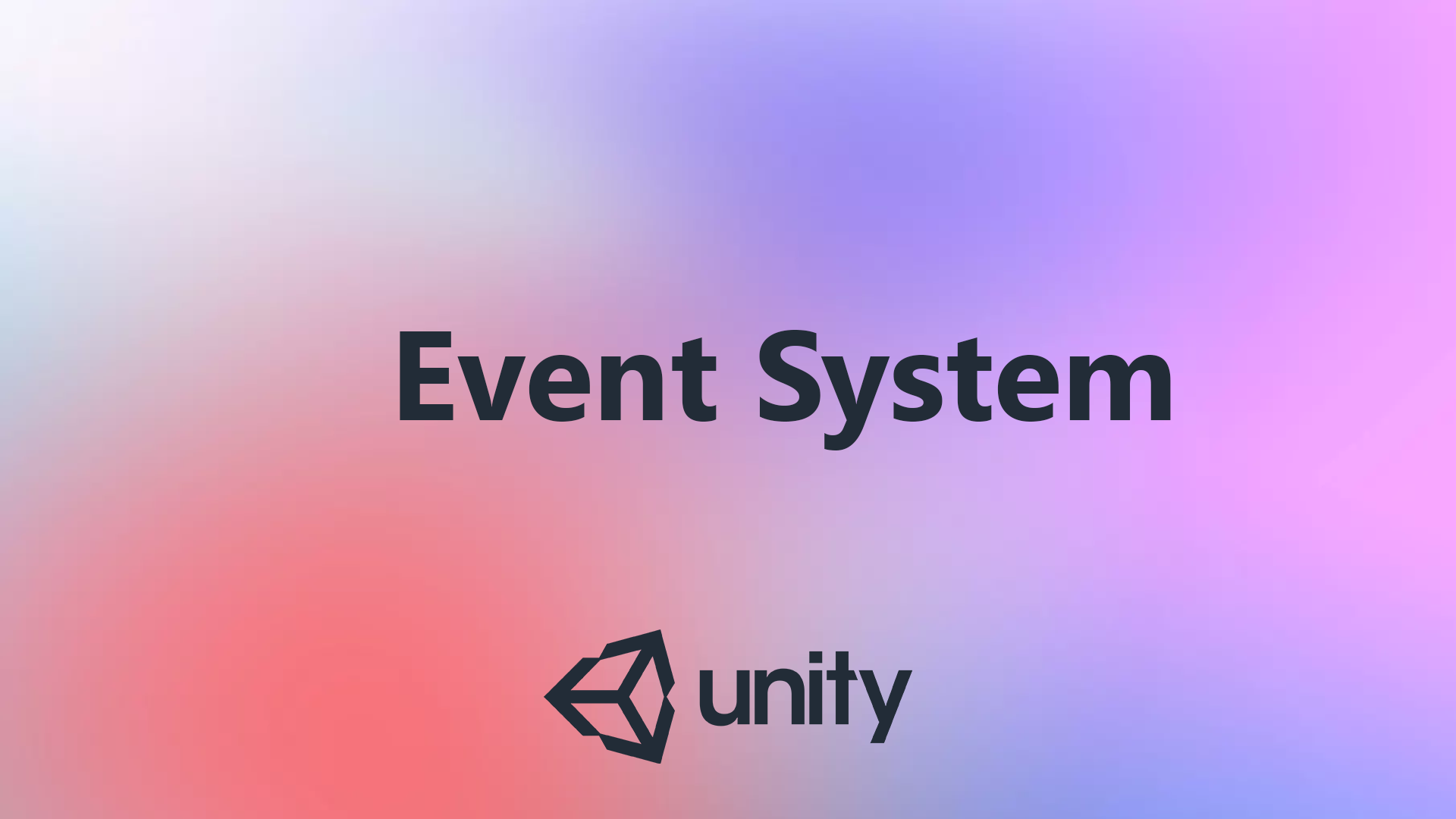 Прекратите использовать рейкасты там, где это не нужно! Работа с EventSystem в Unity - 1