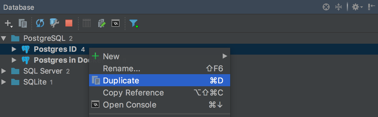 Как копировать источники данных в IDE на платформе IntelliJ - 1 image
