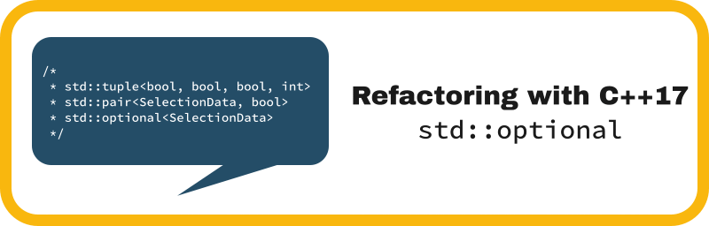 Рефакторинг с использованием C++17 std::optional - 1