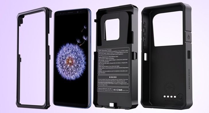 Новый чехол ZeroLemon для смартфонов Samsung Galaxy S9 оснащается аккумулятором ёмкостью 8000 мА·ч