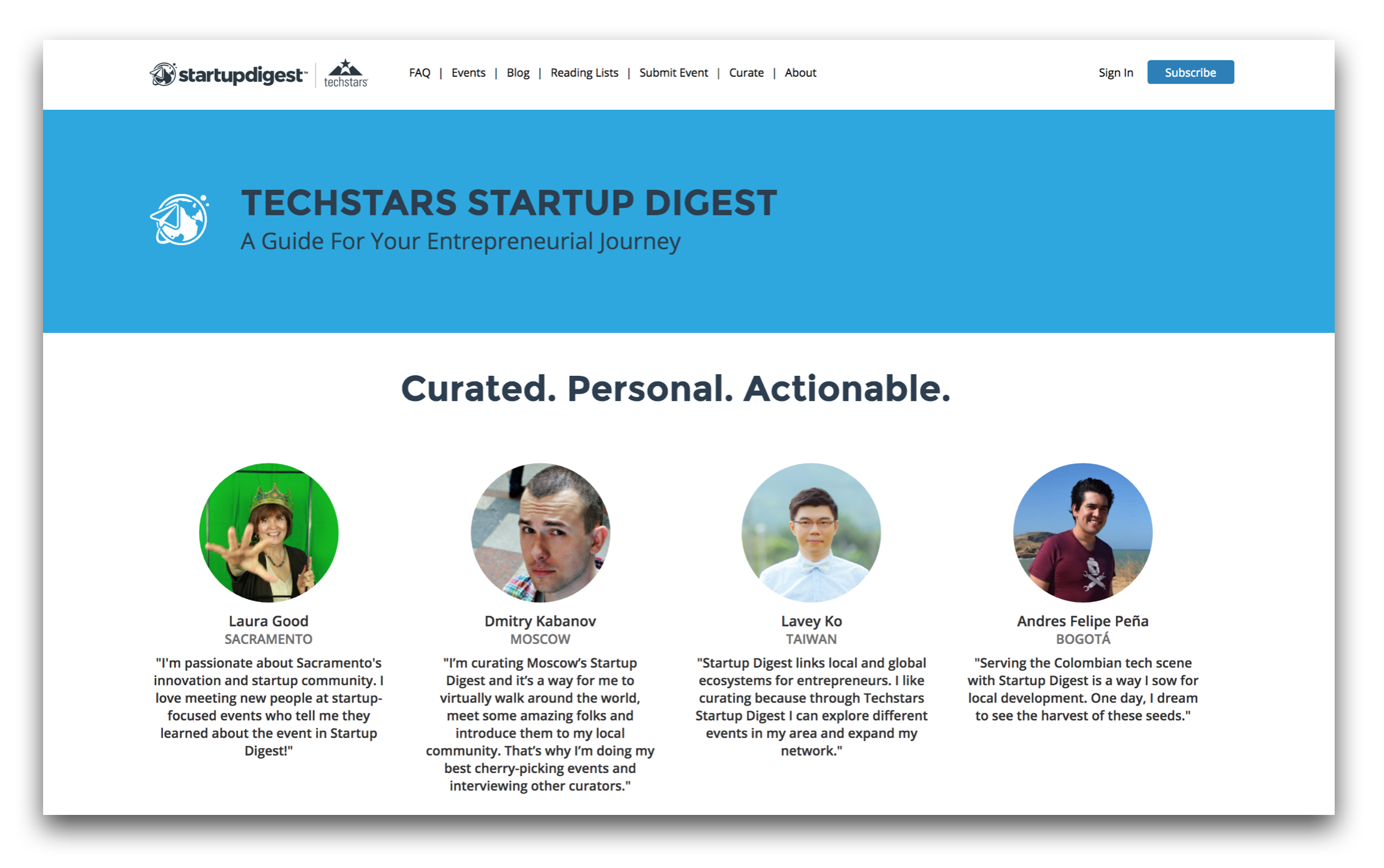 Как создать глобальное стартап-сообщество вокруг ИТ-контента: история Techstars Startup Digest - 2