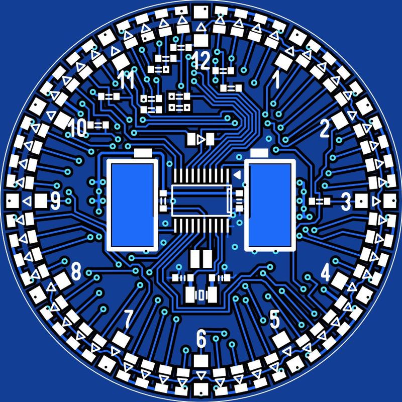 Стрелочные LED-часы для обучения пайке SMD компонентов - 4